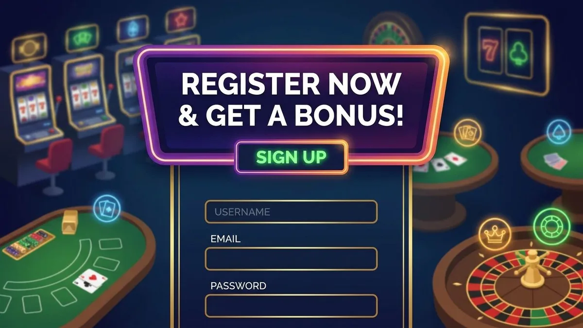 Sign up with bonus